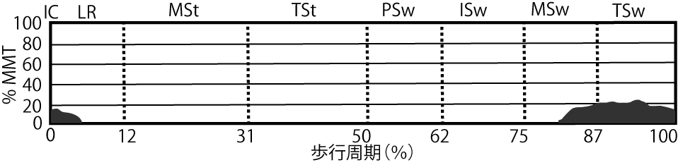 大腿二頭筋長頭のEMG